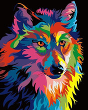 Afbeelding in Gallery-weergave laden, Schilderen op Nummer - Wolf Pop-art